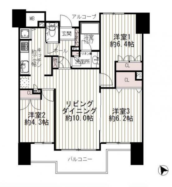 中古マンション 中野区南台３丁目 丸の内方南支線方南町駅 8,580万円
