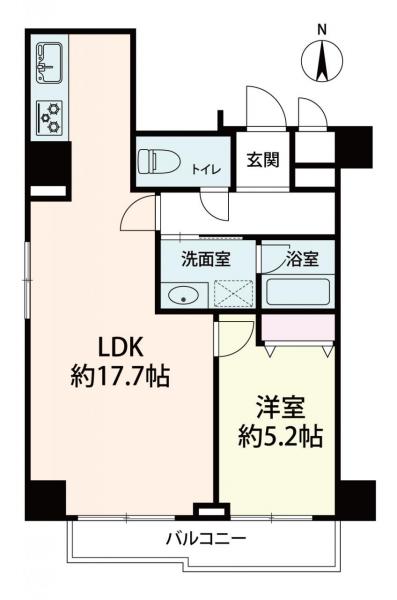 中古マンション 大阪府大阪市北区中崎西１丁目6-37 大阪メトロ谷町線中崎町駅 3,780万円