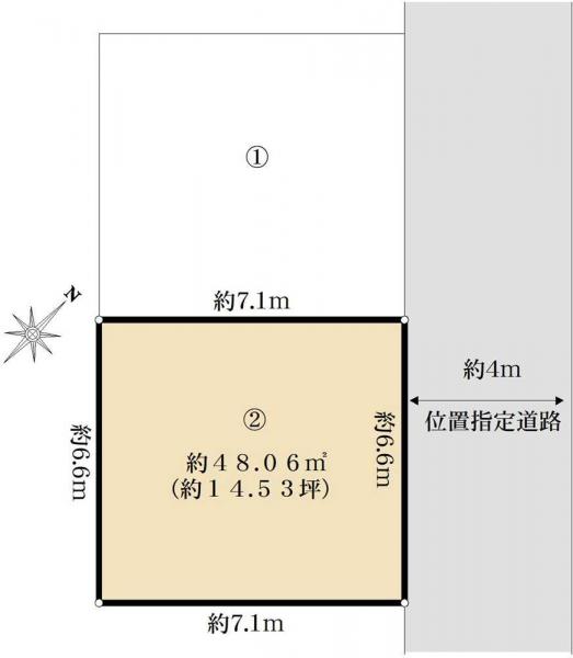 土地 千葉県市川市平田４丁目 JR中央・総武線本八幡駅 3,030万円
