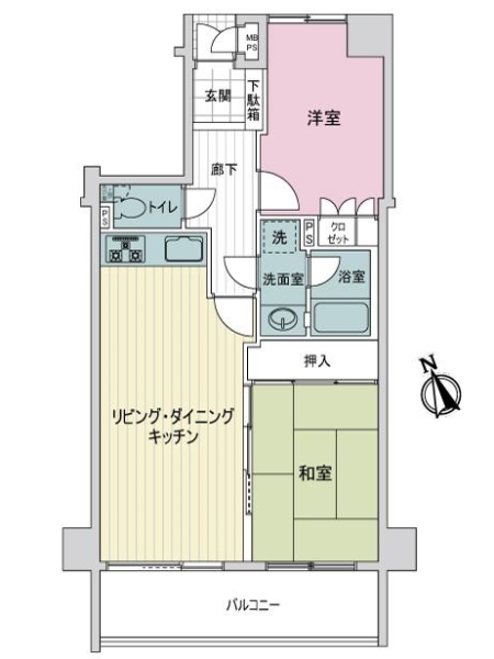 中古マンション 東京都調布市調布ケ丘３丁目 京王競馬場線調布駅 3,780万円