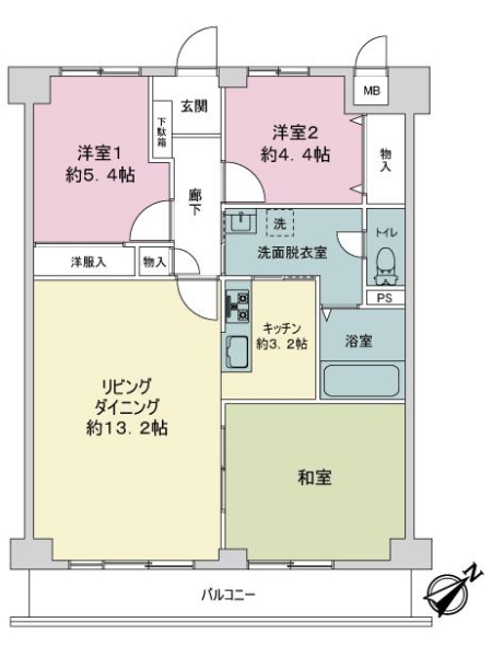 中古マンション 千葉県市川市富浜３丁目 東西線妙典駅 4,180万円