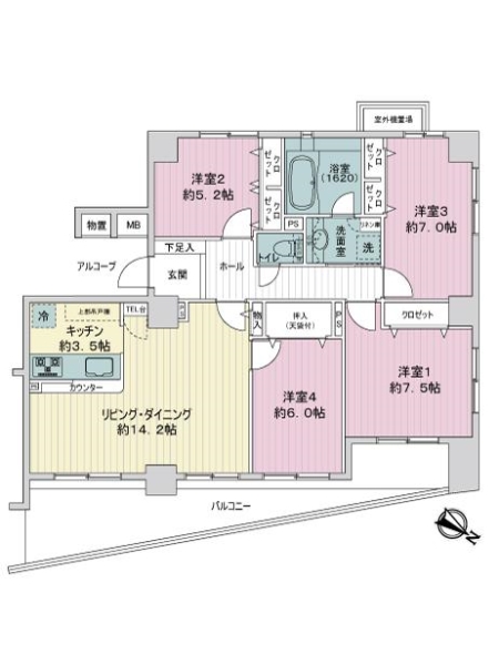 中古マンション 埼玉県川口市大字安行領根岸 JR京浜東北線川口駅 2,680万円