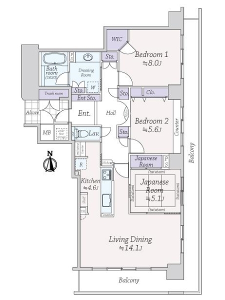 中古マンション 大阪府大阪市西区新町１丁目 大阪メトロ長堀鶴見緑地線西大橋駅 9,100万円
