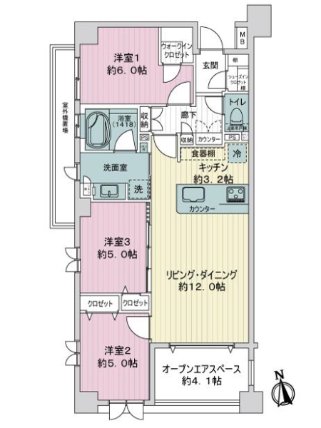 中古マンション 東京都江戸川区東葛西５丁目 東西線葛西駅 5,680万円