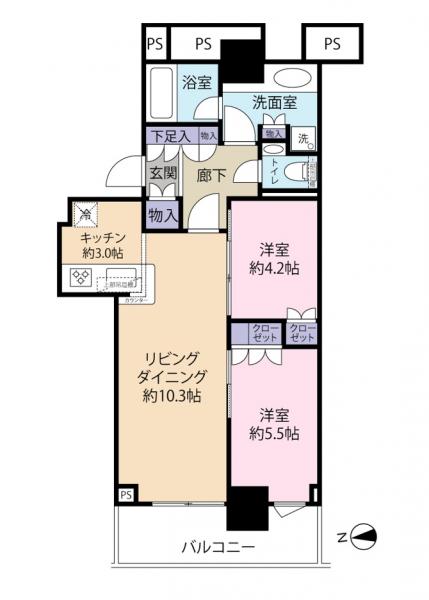 中古マンション 港区港南３丁目 JR山手線品川駅 9,800万円