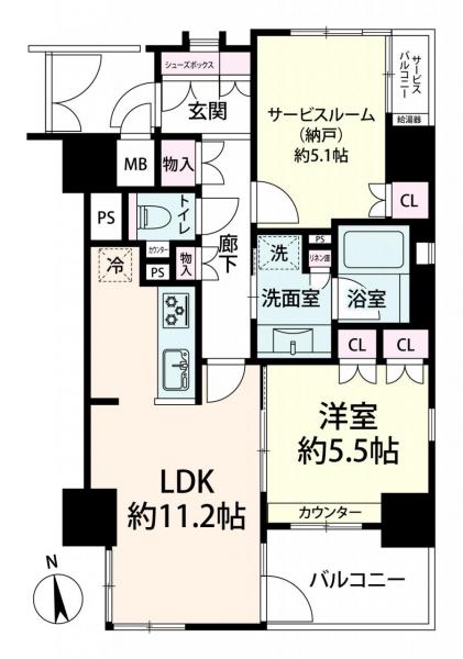 中古マンション 大阪市福島区福島４丁目 JR東西線新福島駅 4,998万円
