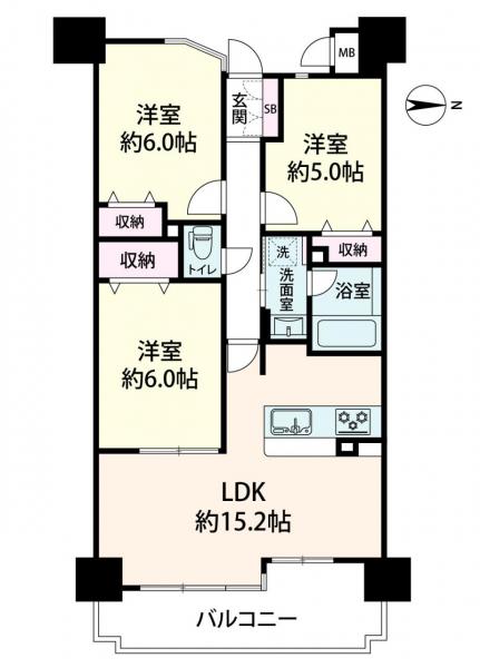 中古マンション 大阪市城東区関目６丁目8-15 京阪本線関目駅 4,599万円