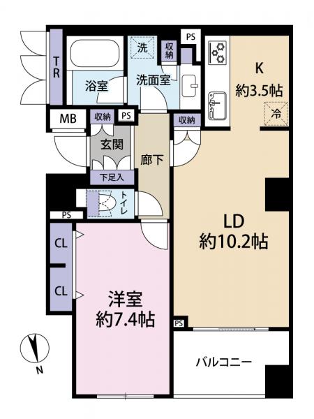 中古マンション 新宿区市谷仲之町 都営新宿線曙橋駅 1億2,480万円