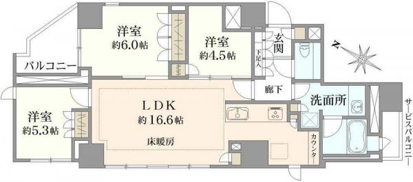 中古マンション 東京都新宿区弁天町 東西線早稲田駅 1億5,980万円