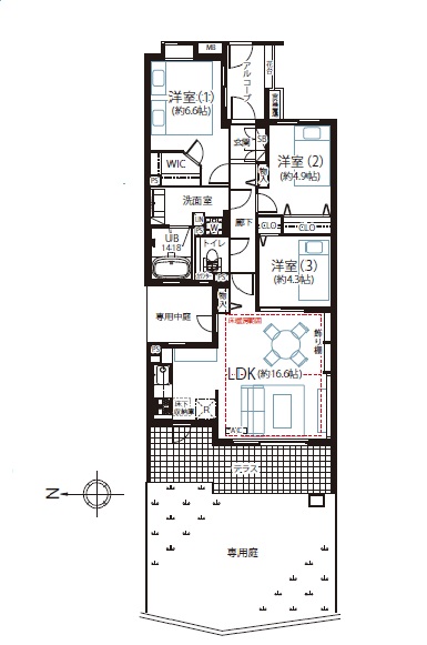 中古マンション 中野区鷺宮３丁目 西武新宿線都立家政駅 7,999万円