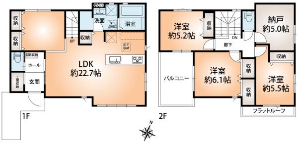 新築戸建 神戸市須磨区若草町３丁目 神戸市営地下鉄西神山手線妙法寺駅 4,499万円