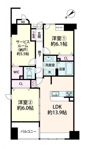 中古マンション 大阪市中央区南船場１丁目 大阪メトロ長堀鶴見緑地線松屋町駅 4,998万円