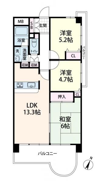 中古マンション 大阪府大阪市北区浮田１丁目6-14 大阪メトロ谷町線中崎町駅 5,180万円