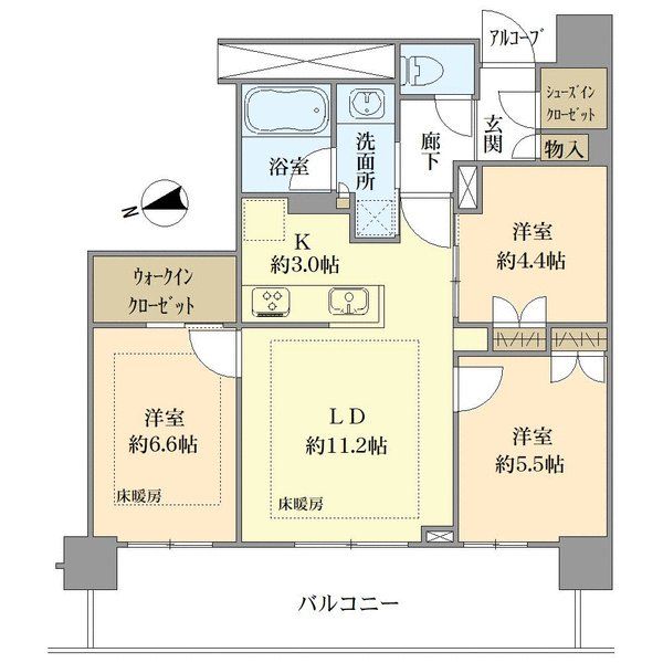中古マンション 大阪府堺市堺区三国ヶ丘御幸通 南海高野線堺東駅 7,750万円