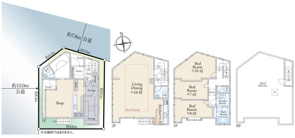 中古戸建 東京都世田谷区等々力７丁目 東急大井町線等々力駅 1億7,900万円