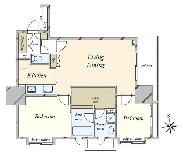 中古マンション 東京都港区高輪３丁目 都営浅草線高輪台駅 1億6,500万円