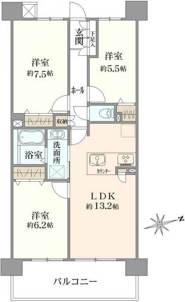 中古マンション 千葉県市川市島尻 東西線浦安駅 5,590万円