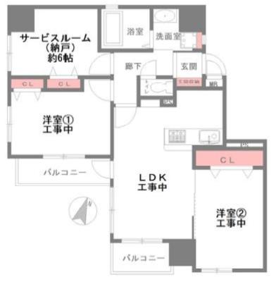 中古マンション 神戸市中央区中山手通２丁目 JR東海道本線（米原〜神戸）三ノ宮駅 5,680万円