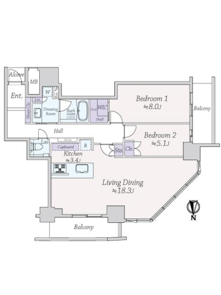 中古マンション 大阪府大阪市西区新町１丁目 大阪メトロ長堀鶴見緑地線西大橋駅 1億2,880万円