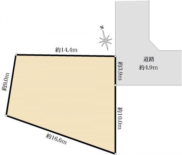 土地 東京都小金井市貫井北町３丁目 JR中央本線武蔵小金井駅 7,300万円