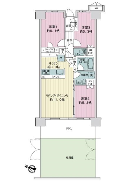 中古マンション 東京都江戸川区西葛西２丁目 東西線西葛西駅 6,980万円