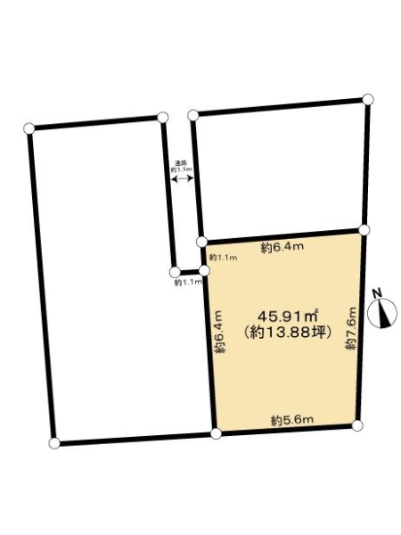 土地 東京都葛飾区西新小岩５丁目 JR総武本線新小岩駅 1,480万円