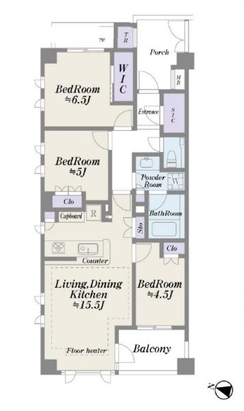 中古マンション 目黒区下目黒５丁目 JR山手線目黒駅 1億5,800万円