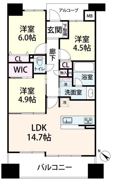 中古マンション 大阪市西淀川区御幣島３丁目 JR東西線御幣島駅 4,498万円