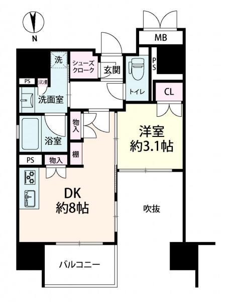 中古マンション 大阪市中央区内淡路町２丁目 大阪メトロ谷町線天満橋駅 3,398万円