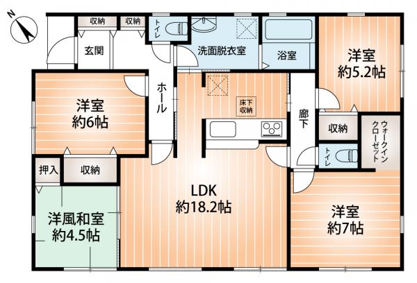 新築戸建 神戸市北区星和台１丁目 神戸電鉄粟生線西鈴蘭台駅 3,980万円