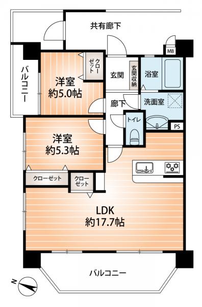 中古マンション 神戸市東灘区深江南町４丁目 阪神本線深江駅 2,198万円