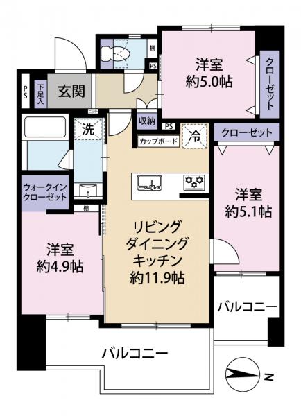中古マンション 大田区大森本町１丁目 京急本線大森海岸駅 9,680万円