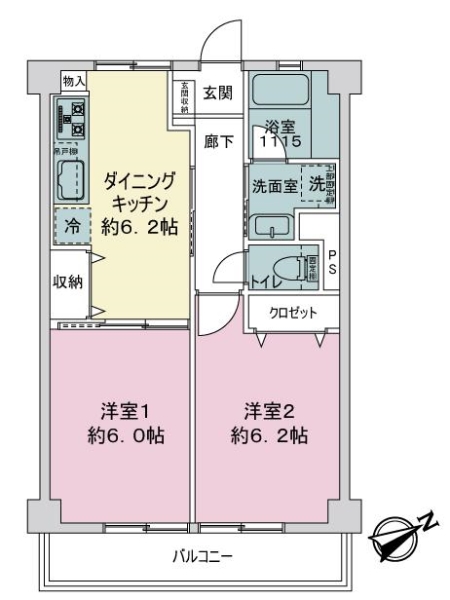 中古マンション 東京都調布市小島町３丁目 京王競馬場線調布駅 2,799万円
