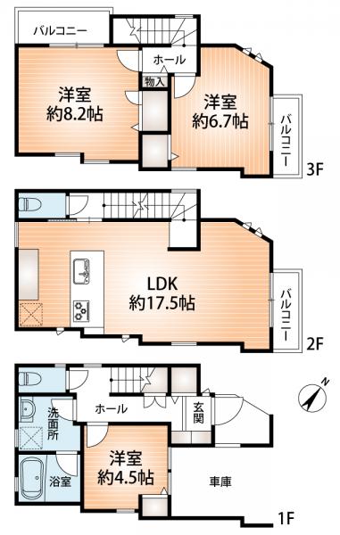 新築戸建 神戸市須磨区青葉町１丁目 JR山陽本線鷹取駅 4,280万円