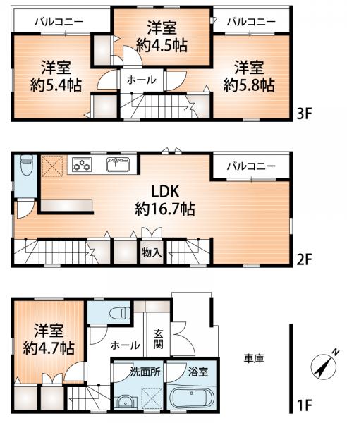 新築戸建 神戸市須磨区青葉町１丁目 JR山陽本線鷹取駅 4,180万円