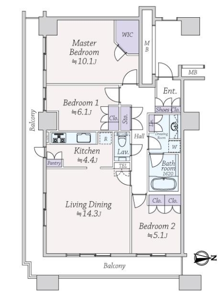 中古マンション 東京都港区港南３丁目 JR山手線品川駅 1億5,950万円