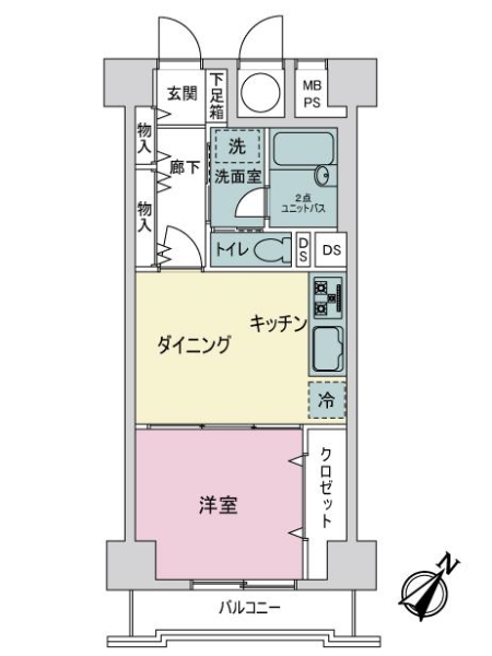 中古マンション 東京都大田区大森東２丁目 京急本線大森町駅 2,300万円