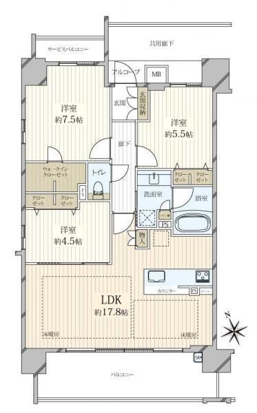 中古マンション 大阪府大阪市東住吉区北田辺５丁目 大阪メトロ谷町線田辺駅 5,480万円