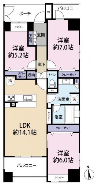中古マンション 台東区松が谷３丁目 日比谷線入谷駅 1億498万円