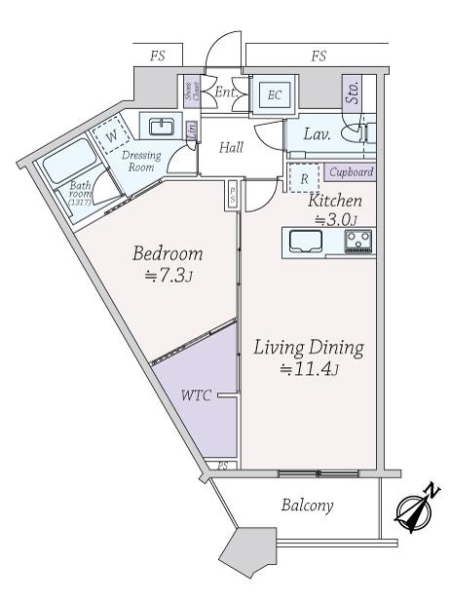 中古マンション 東京都中央区勝どき５丁目 都営大江戸線勝どき駅 1億5,980万円
