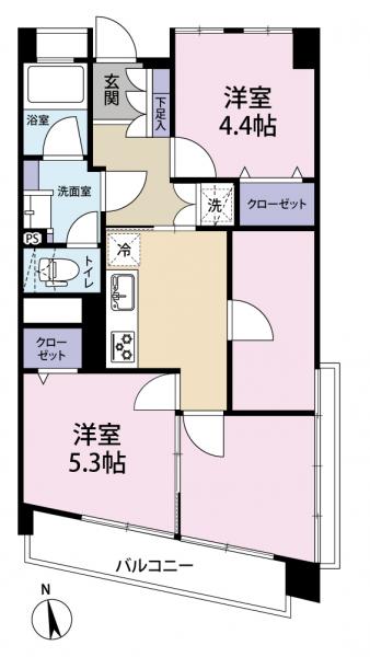 中古マンション 新宿区西早稲田３丁目 都電荒川線面影橋駅 4,380万円