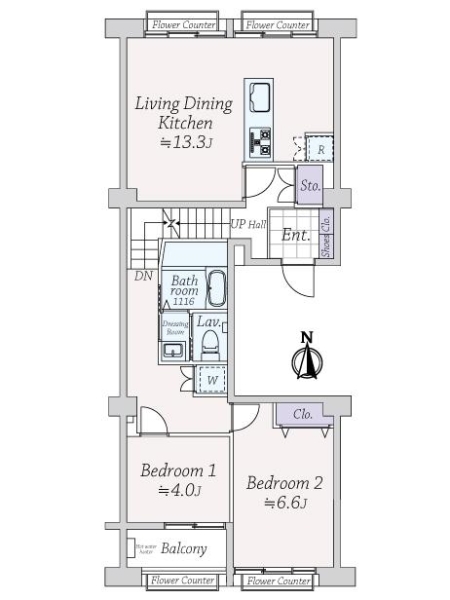 中古マンション 大阪府大阪市北区中津２丁目 大阪メトロ御堂筋線中津駅 2,880万円