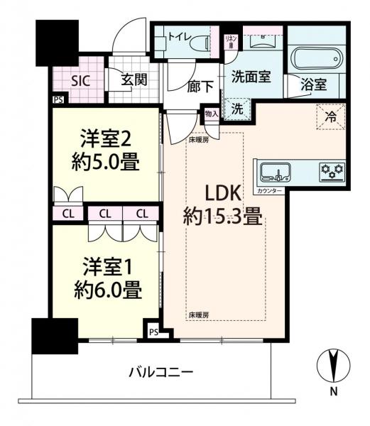 中古マンション 大阪市北区大淀南２丁目 JR大阪環状線福島駅 1億2,980万円