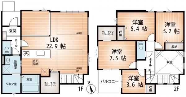 新築戸建 神戸市西区春日台２丁目 神戸市営地下鉄西神山手線西神中央駅 4,699万円