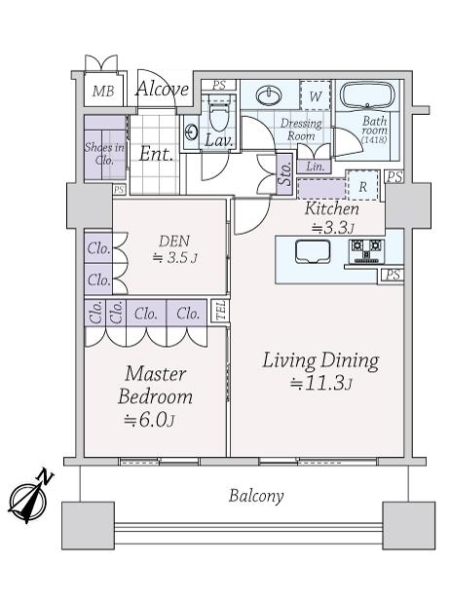 中古マンション 東京都江東区有明１丁目 ゆりかもめ有明テニスの森駅 1億780万円
