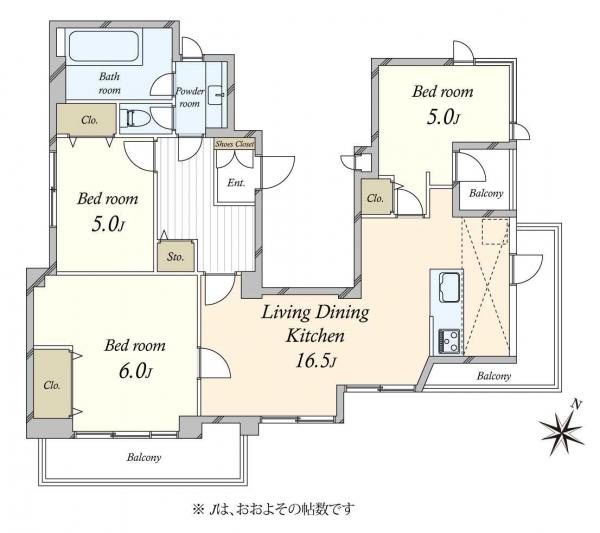 中古マンション 東京都目黒区柿の木坂２丁目 東急東横線学芸大学駅 7,777万円