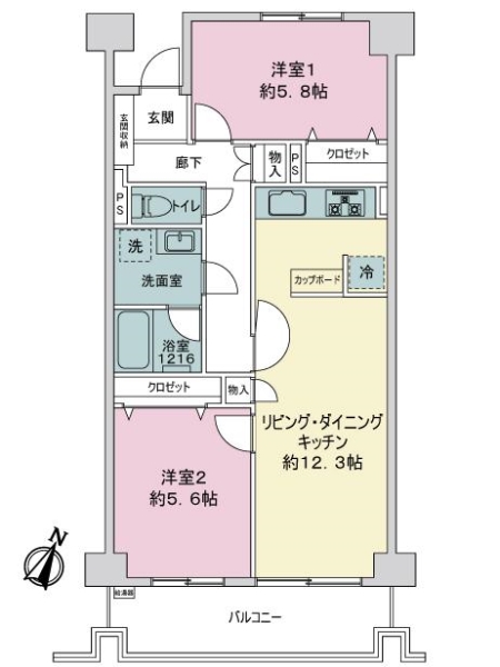 中古マンション 東京都大田区仲池上２丁目 都営浅草線西馬込駅 5,380万円