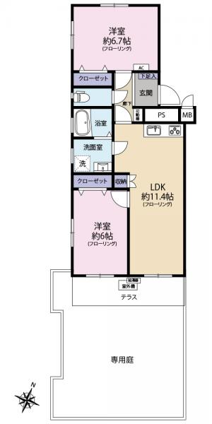 中古マンション 大田区南久が原２丁目 東急池上線久が原駅 4,380万円