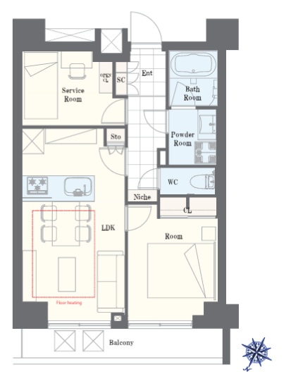 中古マンション 中央区日本橋浜町２丁目 都営新宿線浜町駅 1億1,990万円