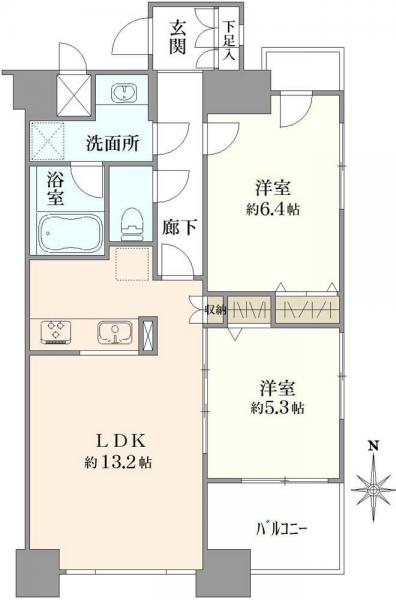 中古マンション 東京都府中市宮町１丁目 京王競馬場線府中駅 4,880万円